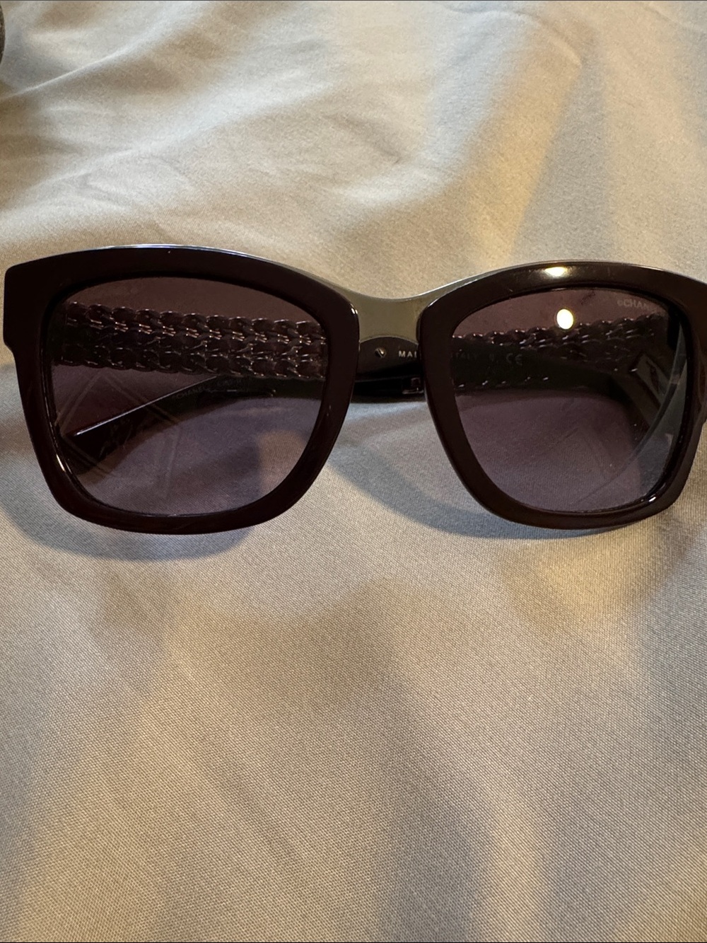 Chanel Sunglasses in Dark Purple